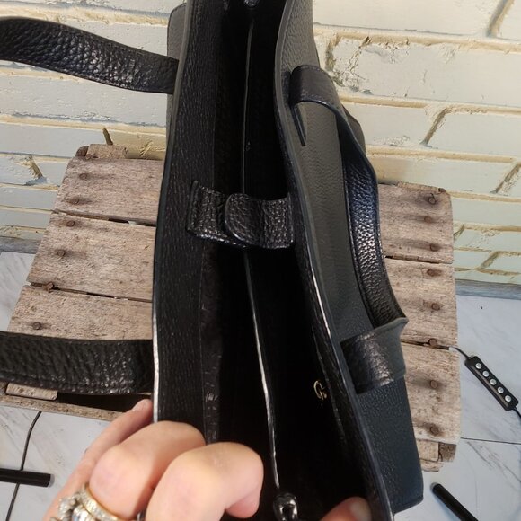 Like New Kate Spade Black Leather Francisa Bridge Place Shoulder Bag Purse - Picture 12 of 13